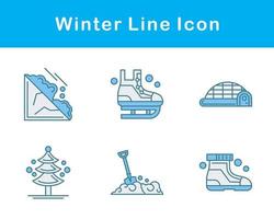 winter vector icoon reeks