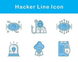 hacker vector icoon reeks