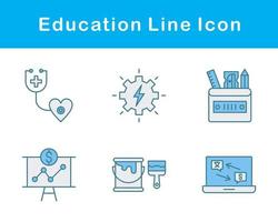 onderwijs vector icoon reeks