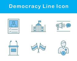 democratie vector icoon reeks