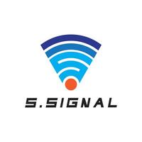 s brief voor signaal Wifi verbinding logo ontwerp concept Aan wit achtergrond vector