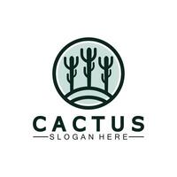 cactus logo sjabloon ontwerp vector, ontwerp concept, creatief symbool, icoon vector