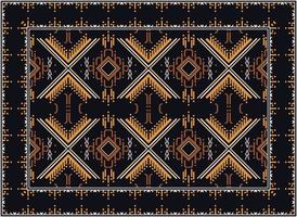 antiek Perzisch tapijt, boho Perzisch tapijt leven kamer Afrikaanse etnisch aztec stijl ontwerp voor afdrukken kleding stof tapijten, handdoeken, zakdoeken, sjaals tapijt, vector