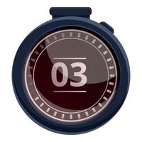 minuut stopwatch icoon tekenfilm vector. timer klok vector