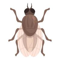 etsen tseetsee vlieg icoon tekenfilm vector. Afrika insect vector