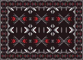 antiek Perzisch tapijt, Afrikaanse motief boho Perzisch tapijt leven kamer Afrikaanse etnisch aztec stijl ontwerp voor afdrukken kleding stof tapijten, handdoeken, zakdoeken, sjaals tapijt, vector