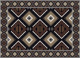 antiek Perzisch tapijt, Scandinavisch Perzisch tapijt modern Afrikaanse etnisch aztec stijl ontwerp voor afdrukken kleding stof tapijten, handdoeken, zakdoeken, sjaals tapijt, vector
