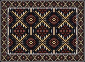 antiek Perzisch tapijt, boho Perzisch tapijt leven kamer Afrikaanse etnisch aztec stijl ontwerp voor afdrukken kleding stof tapijten, handdoeken, zakdoeken, sjaals tapijt, vector