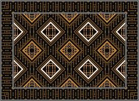 Perzisch tapijt patronen, motief etnisch naadloos patroon boho Perzisch tapijt leven kamer Afrikaanse etnisch aztec stijl ontwerp voor afdrukken kleding stof tapijten, handdoeken, zakdoeken, sjaals tapijt, vector