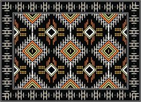 Perzisch tapijt patronen, motief etnisch naadloos patroon Scandinavisch Perzisch tapijt modern Afrikaanse etnisch aztec stijl ontwerp voor afdrukken kleding stof tapijten, handdoeken, zakdoeken, sjaals tapijt, vector