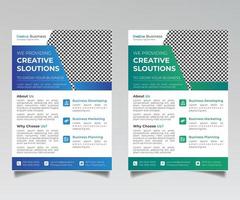 zakelijke bedrijf folder sjabloon ontwerp. digitaal afzet agentschap folder, bedrijf afzet folder. toenemen uw bedrijf digitaal afzet nieuw folder. a4 grootte vector