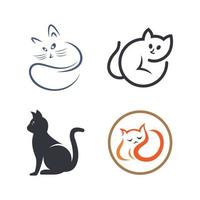 kat logo illustratie pictogram vector