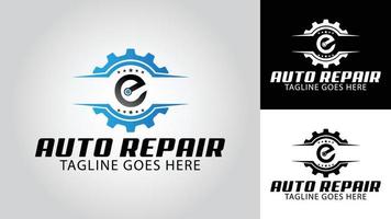 auto reparatie bedrijf vector logo ontwerp