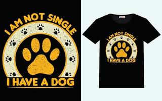 hond t-shirt ontwerp grafisch vector en typografie ontwerp