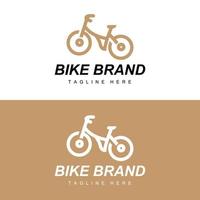 fiets logo, voertuig vector, fiets silhouet icoon, gemakkelijk ontwerp inspiratie vector