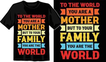moeder dag, mama, mama, mama, familie SVG t overhemd ontwerp, typografie t overhemd ontwerpen vector