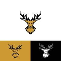 hert vormig mascotte logo vector dat looks woest en boos