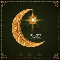 Ramadan kareem Islamitisch festival atistisch elegant achtergrond vector