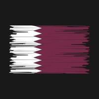 qatar vlag borstel vector