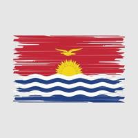 kiribati vlagborstel vector