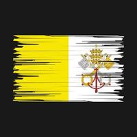 vaticaan vlag borstel vector