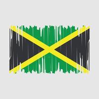 Jamaica vlag borstel vector