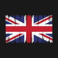 uk vlag borstel vector illustratie