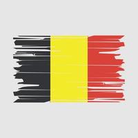 belgie vlag borstel vector