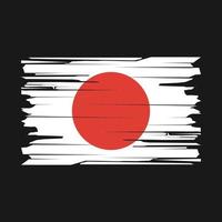 Japan vlag borstel vector