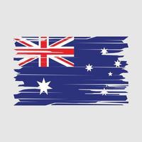 Australië vlag borstel vector