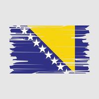 Bosnië vlag borstel vector