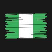 Nigeria vlag borstel vector