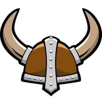 viking helm tekenfilm vector illustratie