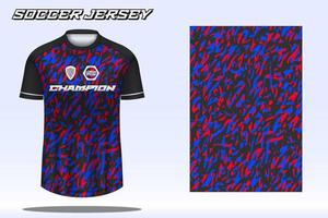 voetbal Jersey sport t-shirt ontwerp mockup voor Amerikaans voetbal club vector