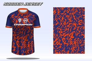 voetbal Jersey sport t-shirt ontwerp mockup voor Amerikaans voetbal club vector