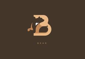 beer b monogram, vector logo