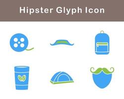 hipster vector icoon reeks