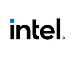 Intel logo merk software computer symbool ontwerp illustratie vector