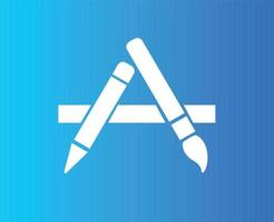 app op te slaan icoon symbool logo telefoon appel wit ontwerp mobiel vector illustratie met blauw achtergrond