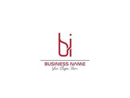 luxe bi logo icoon, creatief bi uniek brief logo sjabloon vector