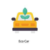 eco auto vector vlak pictogrammen. gemakkelijk voorraad illustratie voorraad