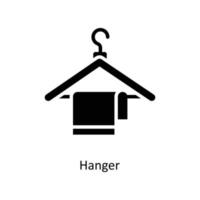 hanger vector solide pictogrammen. gemakkelijk voorraad illustratie voorraad