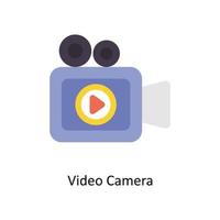 video camera vector vlak pictogrammen. gemakkelijk voorraad illustratie voorraad illustratie