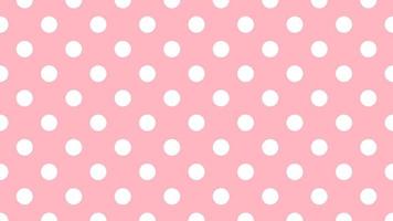 wit kleur polka dots over- licht roze achtergrond vector