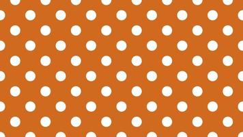 wit kleur polka dots over- chocola bruin achtergrond vector
