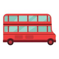 openbaar Londen bus icoon tekenfilm vector. uk tour vector