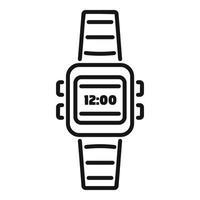 wandeltocht SmartWatch icoon schets vector. reizen uitrusting vector