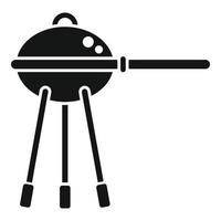 bbq uitrusting icoon gemakkelijk vector. reizen vakantie vector