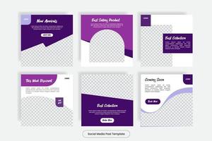 interiror ontwerp sociale media post sjabloon banner vector