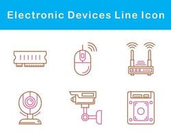 elektronisch apparaten vector icoon reeks